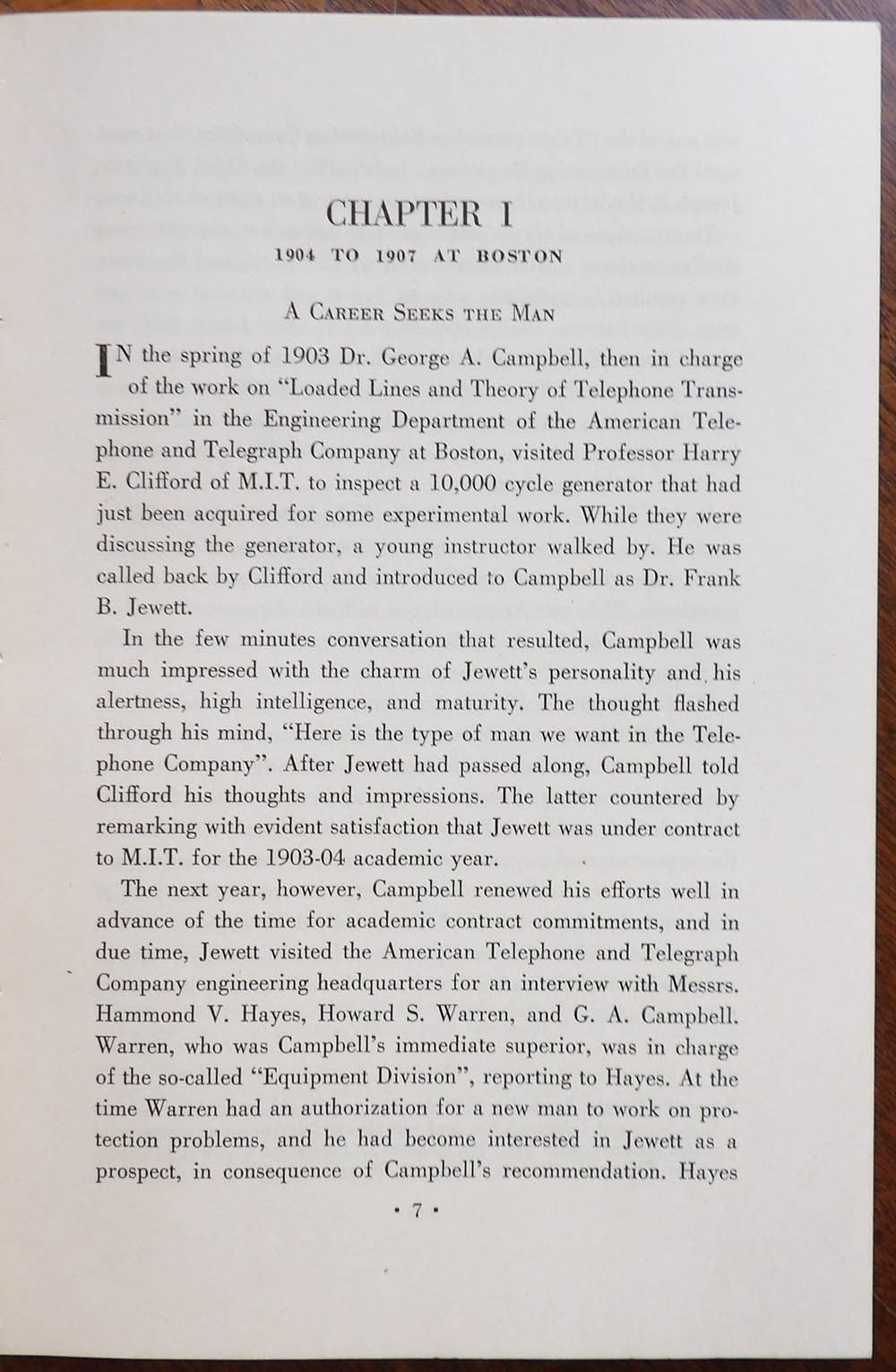 1944 Bell Telephone “The Conquest of Distance by Wire Telephony” by Thomas Shaw