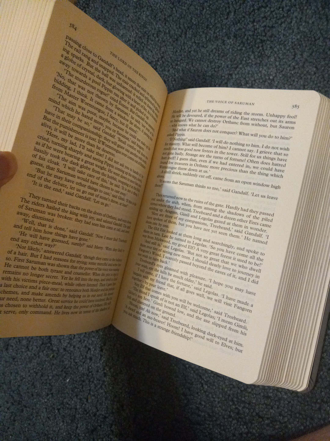 The Lord of the Rings J.R.R. Tolkien 50th Anniversary Edition – Suede Hardcover