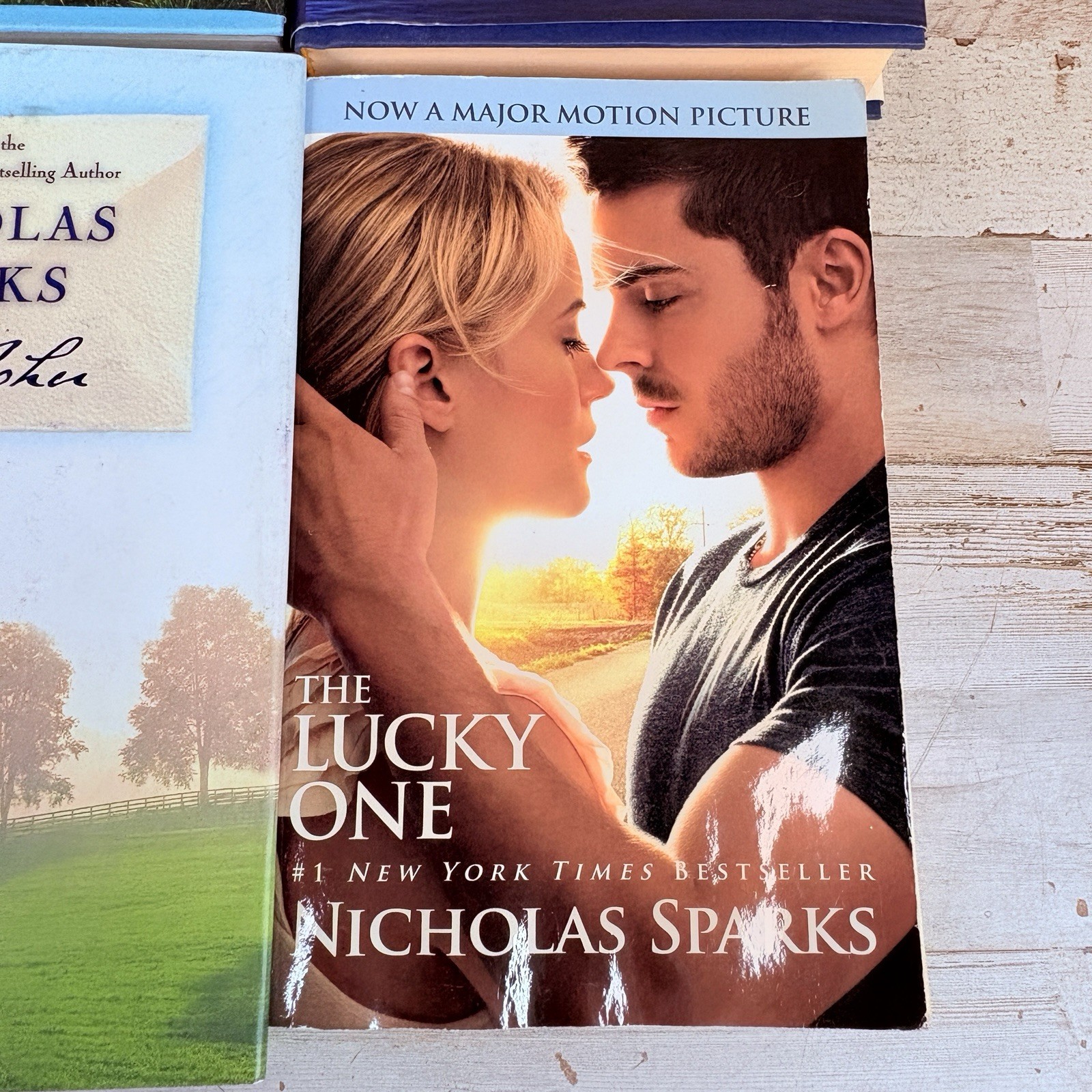 Lot Of 8 Nicholas Sparks Romance Novels Books Wish Miracles Lucky Dear John