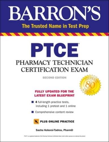 PTCE with Online Test: Pharmacy Technician Certification Exam – VERY GOOD