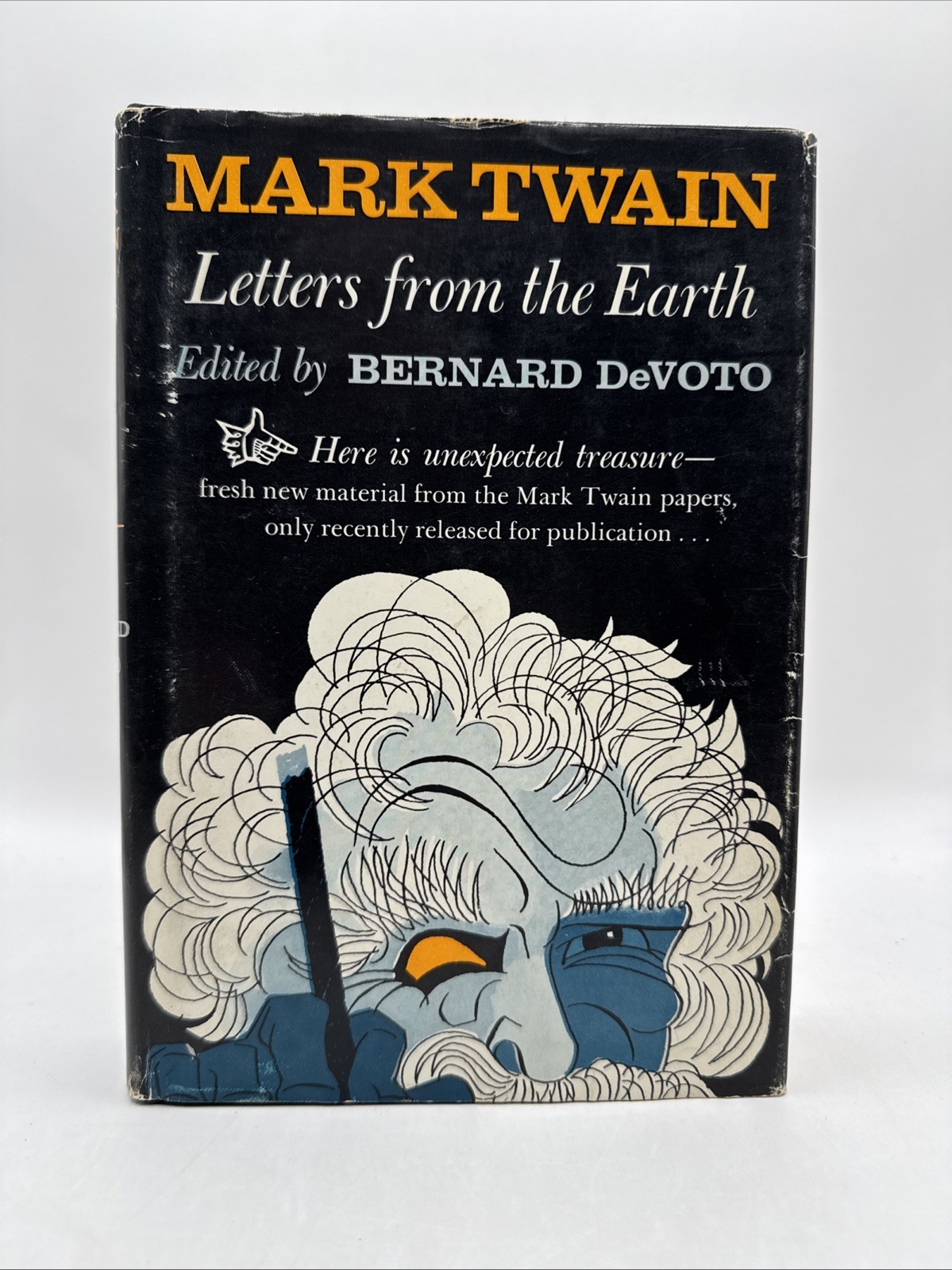 Mark Twain: Letters from the Earth, Edited by Bernardo Devoto, 1962 HCDJ 1st Ed