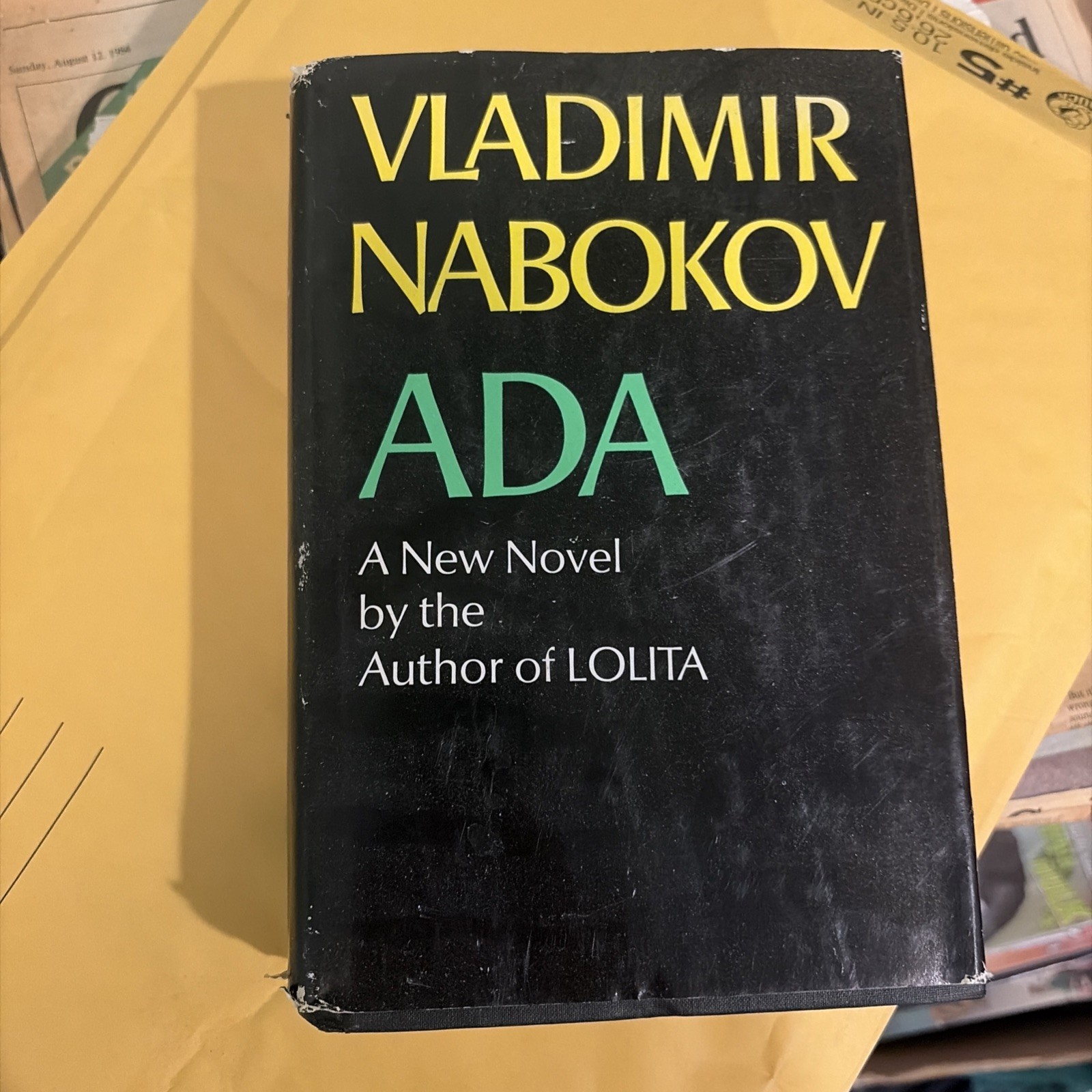 Vladimir Nabokov Ada 1969 Hardcover HC DJ B-2526