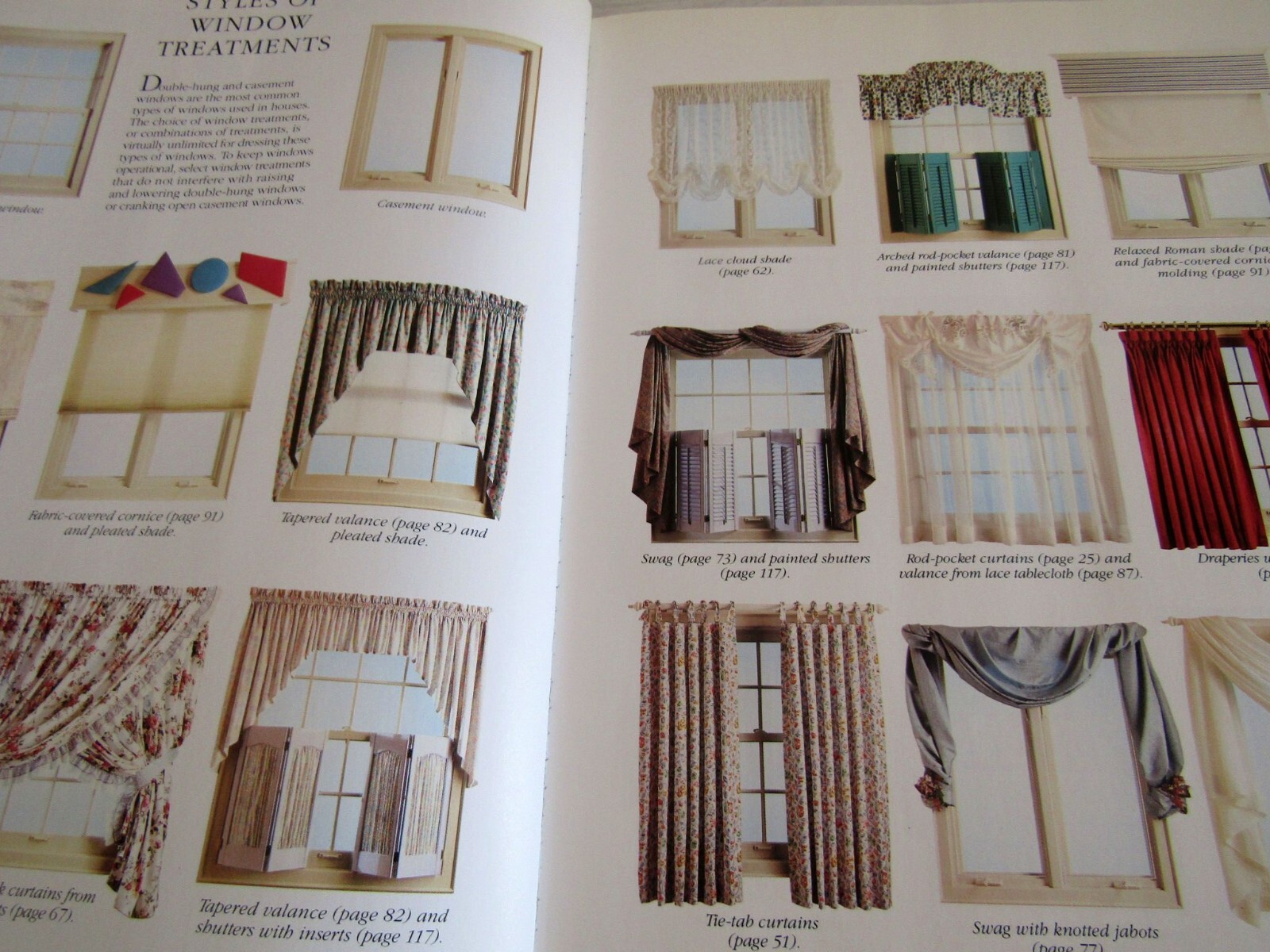 Creative Window Treatments Forty-Five Styles Shown Step-by-Step