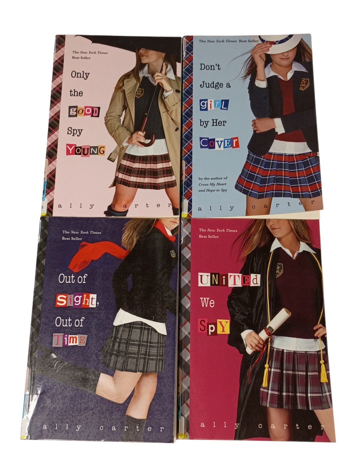 Disney Gallagher Girls Academy Set of Books 1-4 Ally Carter Ex-Library