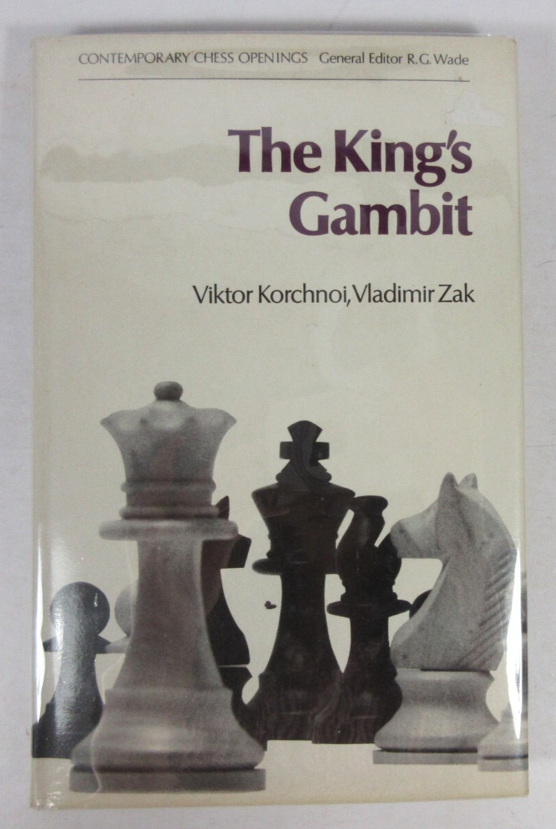1st ED 1975 “The King’s Gambit” Viktor Korchnoi, Vladimir Zak Chess HARDBACK DJ