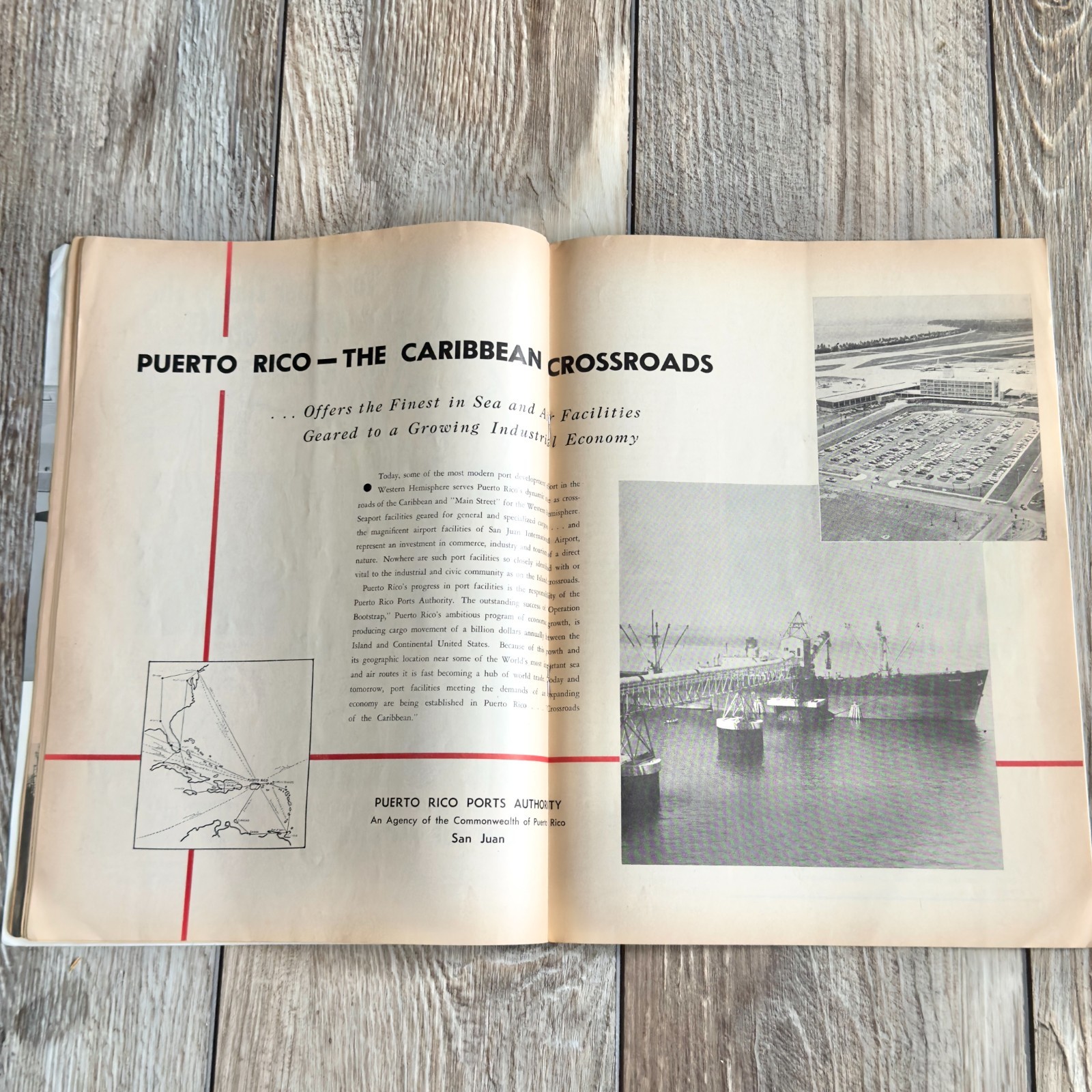 World Ports And The Mariner Shippers Magazine Lot Of 2 Mobile Maritime Ad 1959