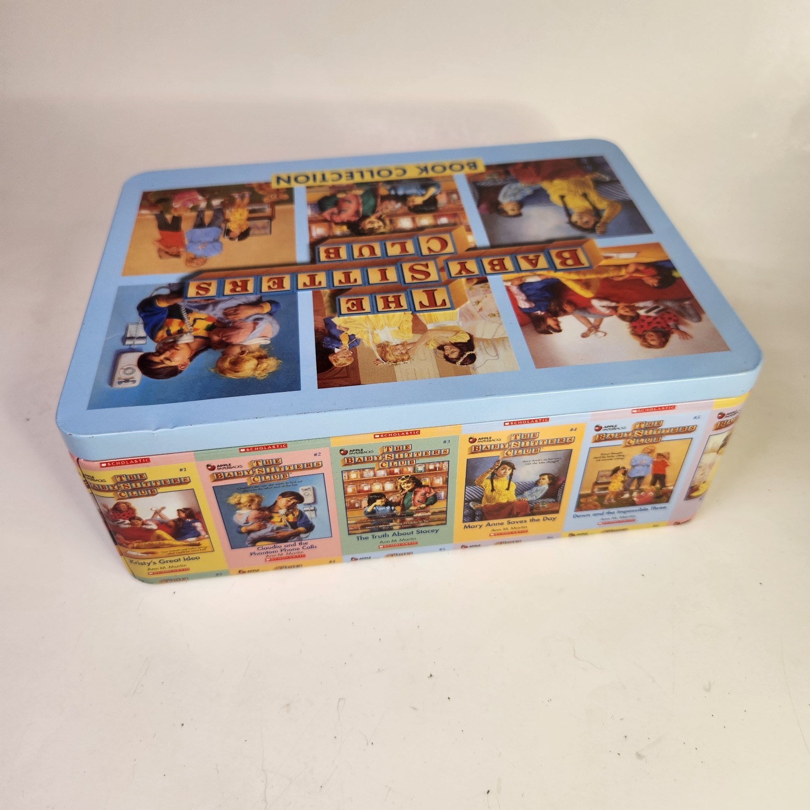 BabySitters Club Book Collection #1-6 Collector’s Retro Tin Box Set Ann Martin