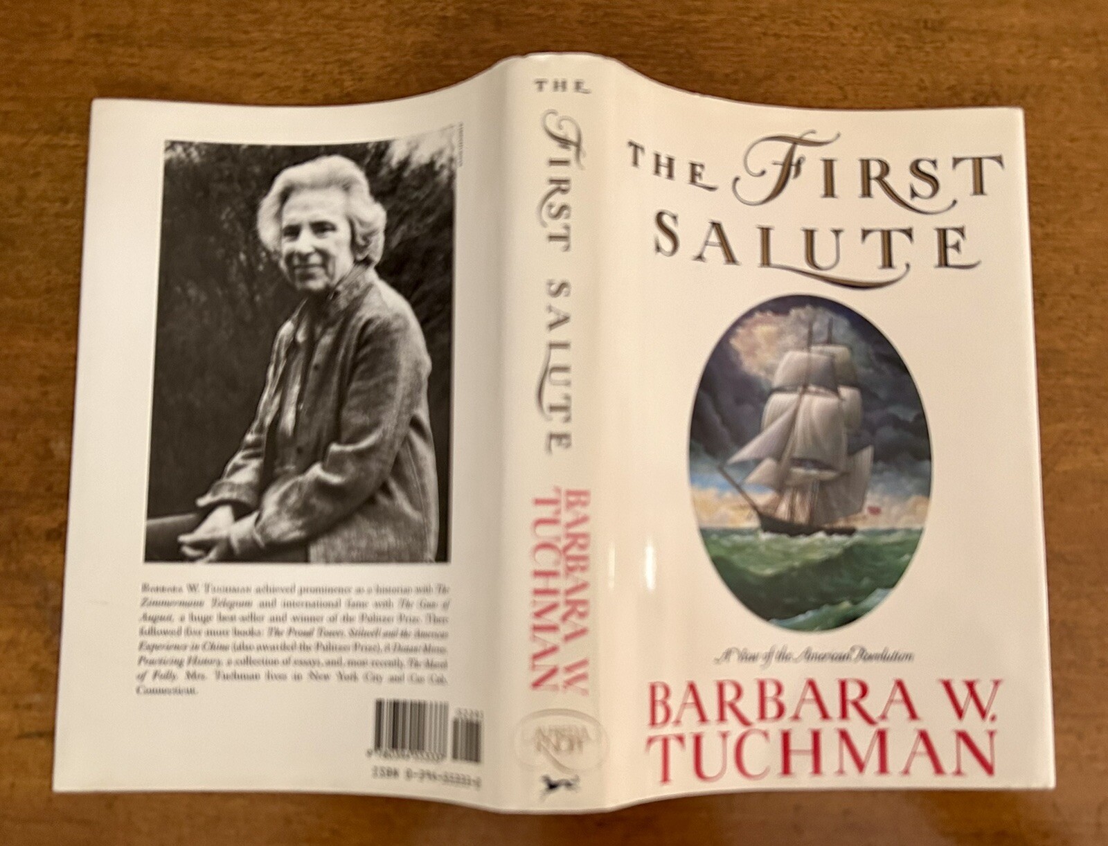 Barbara W. Tuchman The First Salute Stated First Edition 1988 Hardcover HC DJ