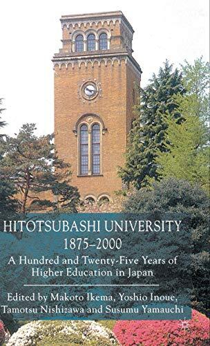 Hitotsubashi University, 1875-2000: A Hundred a, Ikema, Inoue, Nishizawa, Ya-,