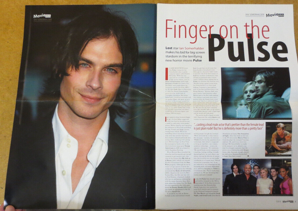 Movie Magazine Vampire Diaries Ian Somerhalder Keira Knightley Justin Timberlake