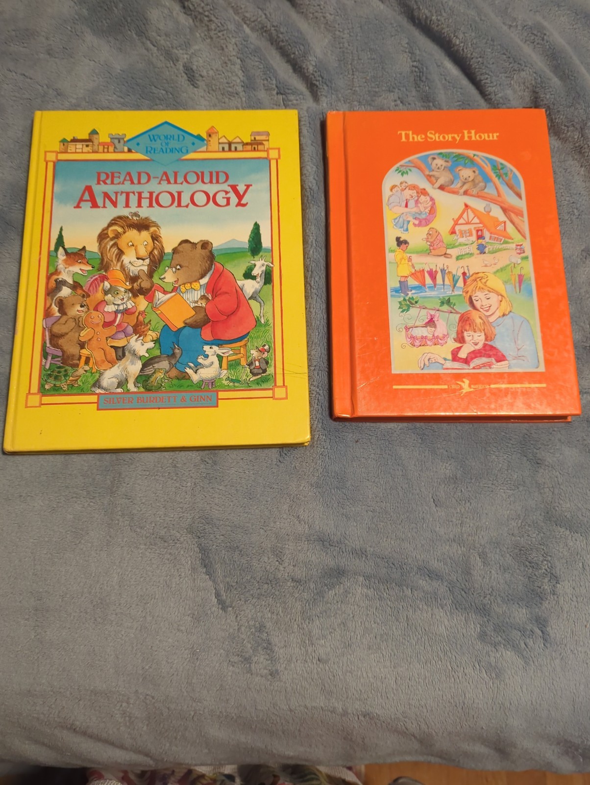 2 Vintage Kids Books Of Various Stories With Pictures