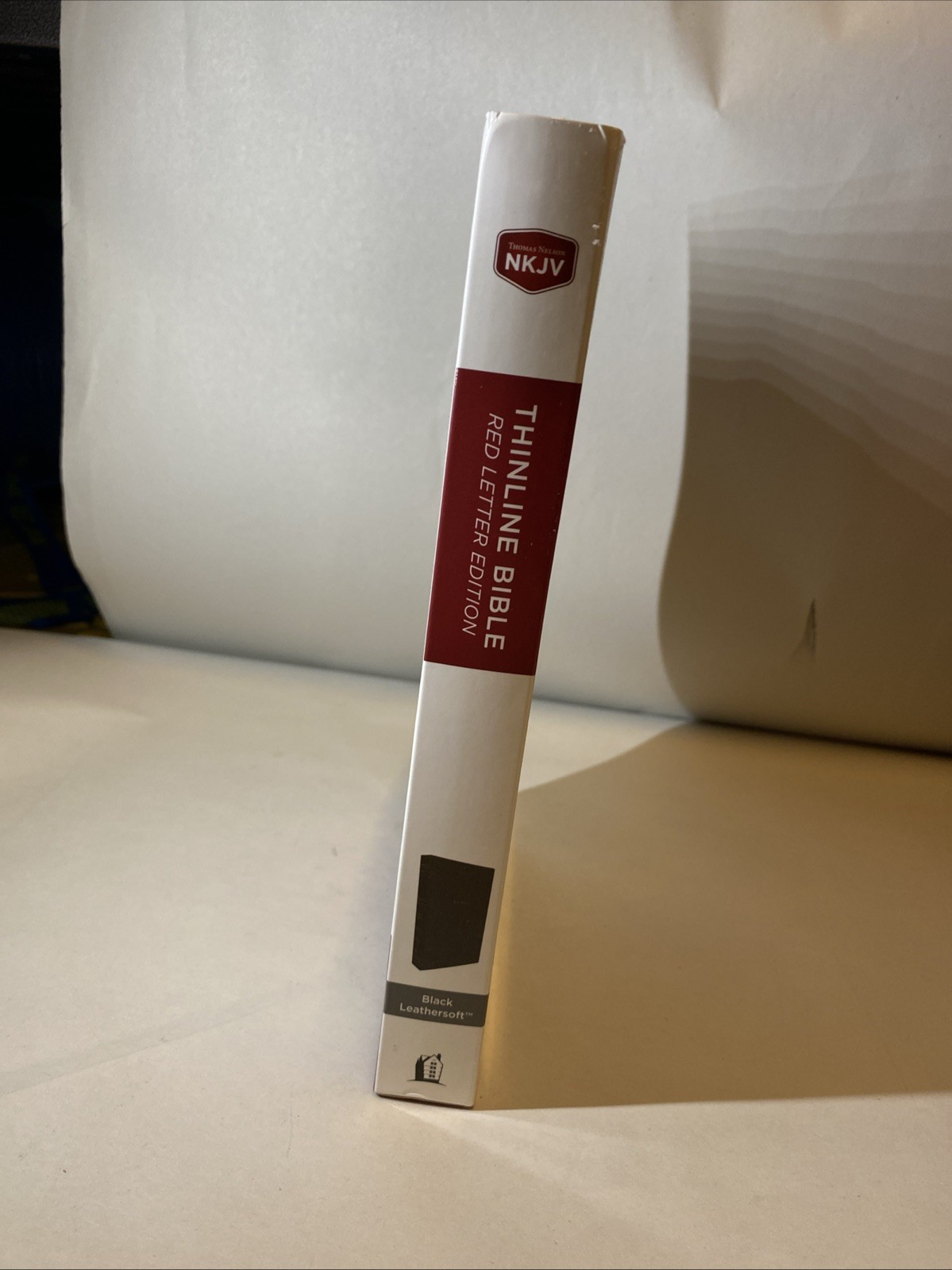 Nkjv, Thinline Bible, Leathersoft, Black, Red Letter Edition, Comfort Print: