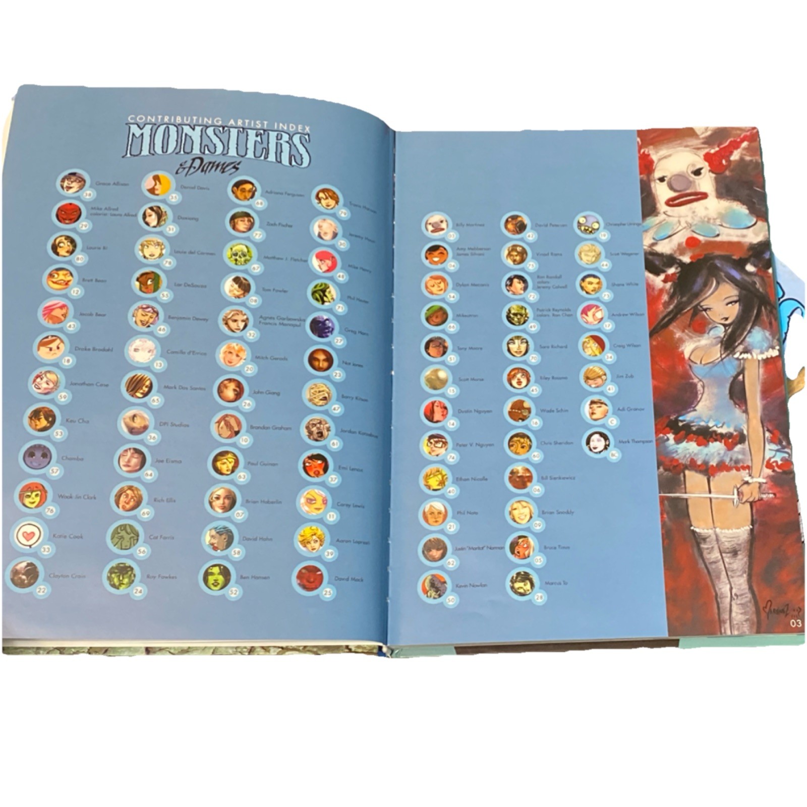 Monsters & Dames 2012 Emerald City Comicon Hardcover Illustrated Artbook Fantasy