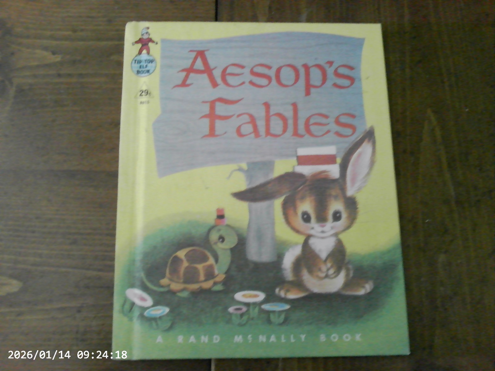 Aesop’s Fables, A Rand McNally Book,1952(VINTAGE Children’s)