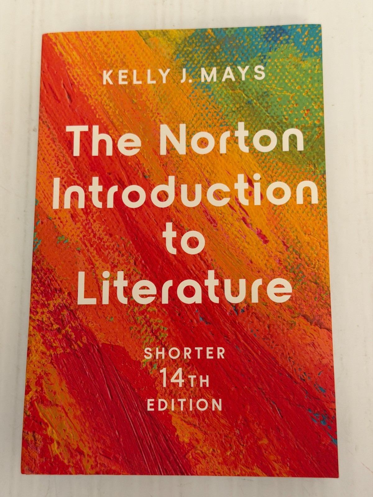 Norton Introduction to Literature by Kelly J. Mays (2021, Paperback) Like New
