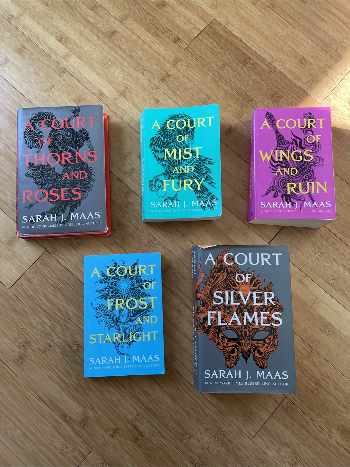 Sarah J. Maas 5 Books Collection Set A Court of Thorns and Roses Series