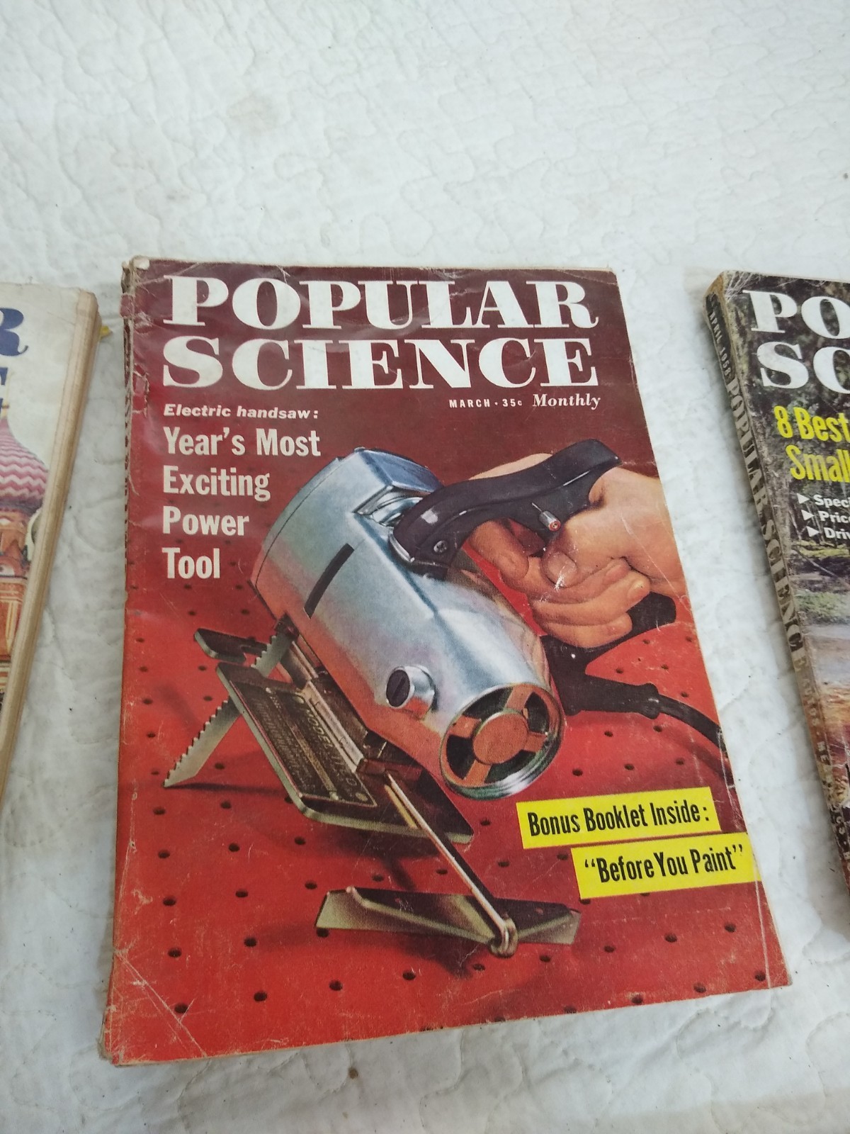 Popular Science Magazine Lot of 7 1958 Jan Feb March April May Aug Sep