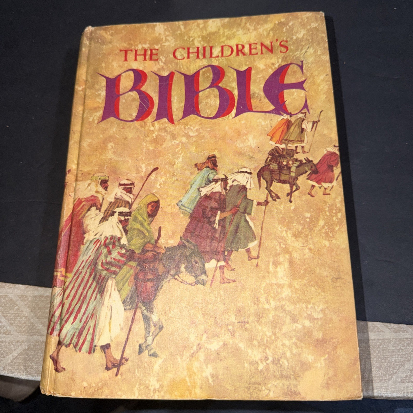 Vintage 1965 The Children’s Bible Hardcover Golden Press Illustrated 510 Pages