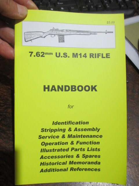 7.62mm US M14 RIFLE Skennerton HAND BOOK Maintenance Vietnam War No 5