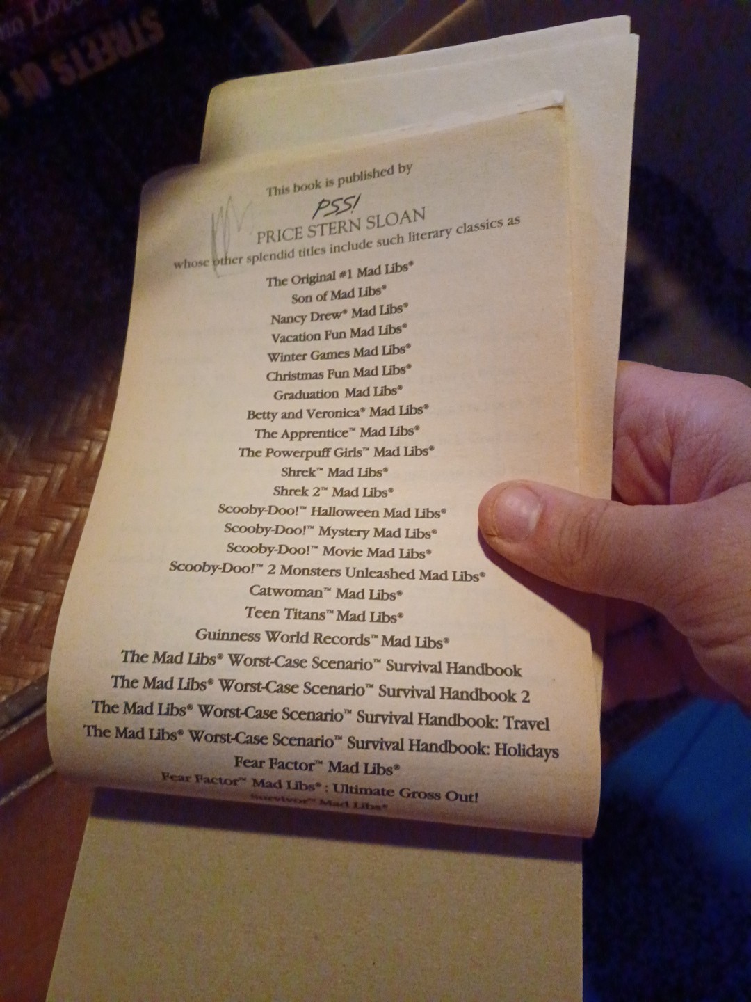 Mad Libs Ser.: Napoleon Dynamite by Leonard Stern and Roger Price (2005, Novelty