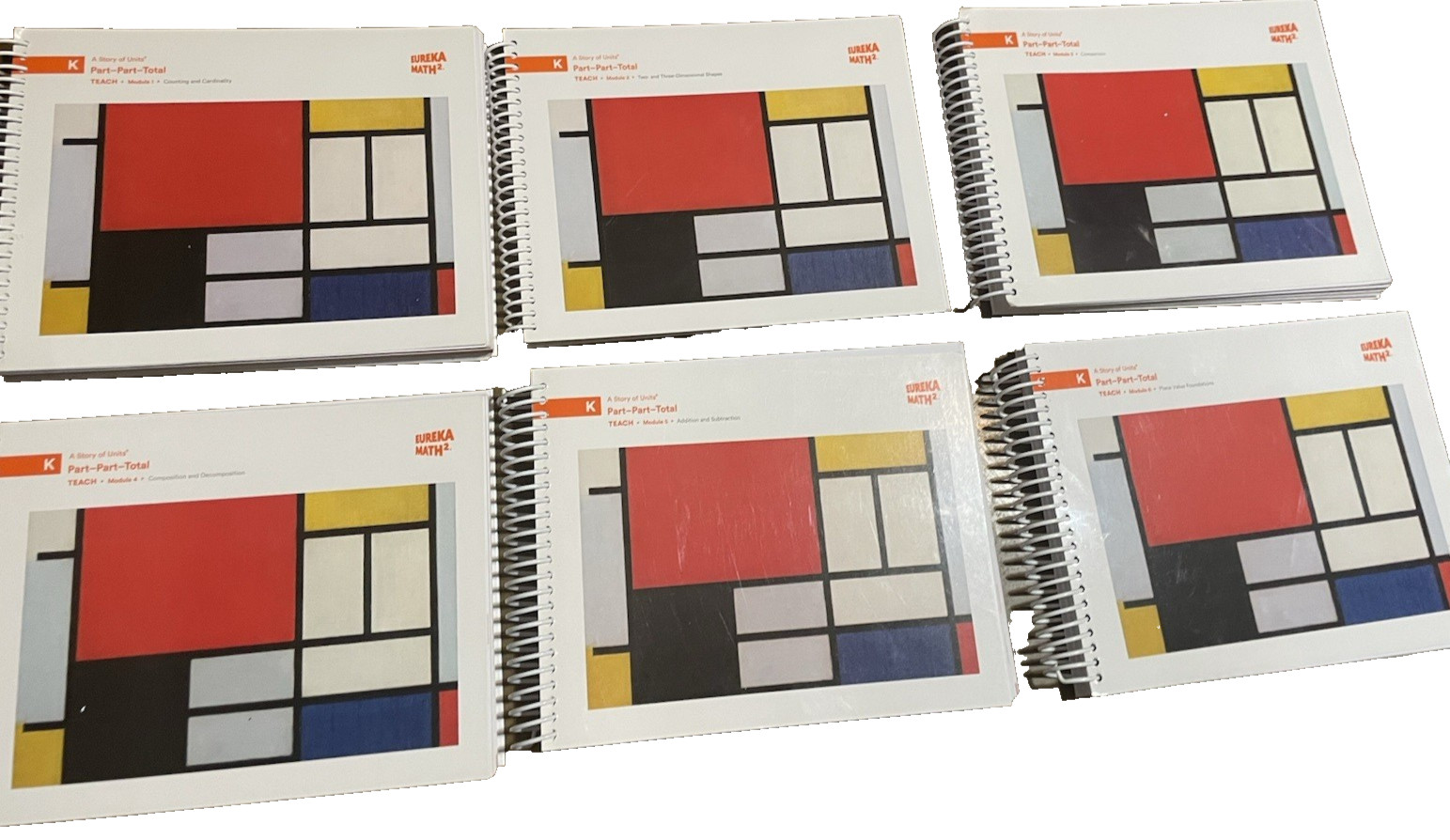 Eureka Math Squared Grade K Teacher Manual Set NEW, Complete- all 6 Modules