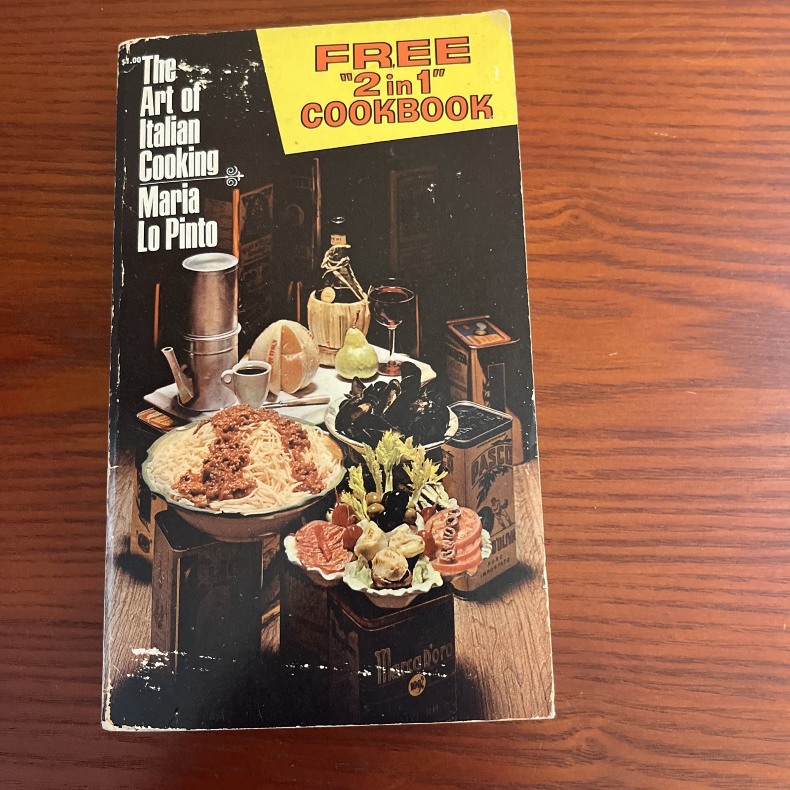 Vintage 2 in 1 Cookbook ~ Art of French Cooking ~ Art of Italian Cooking ~ 1969