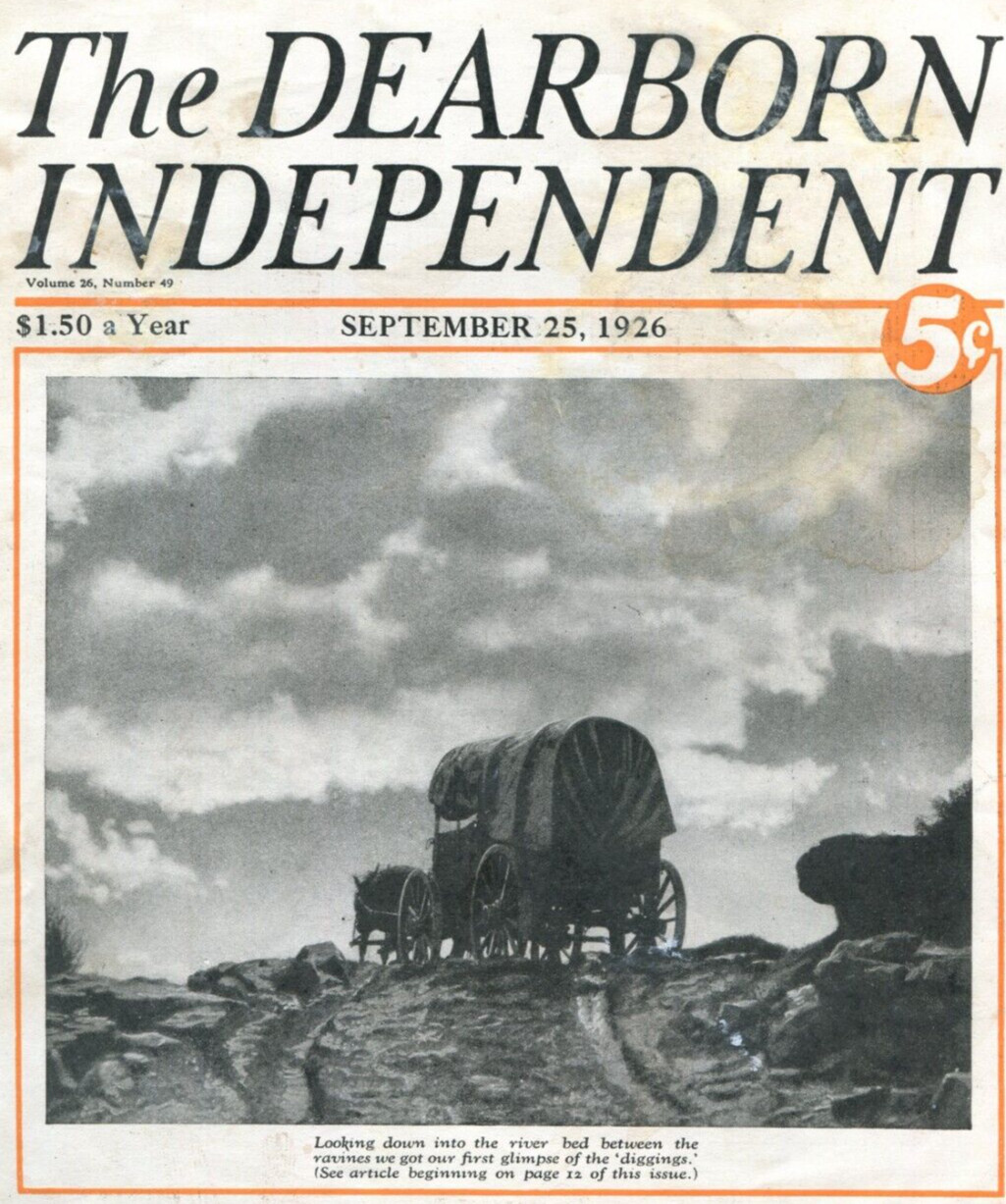 Vintage The Dearborn Independent September 25 1926 Vol 26 No 49