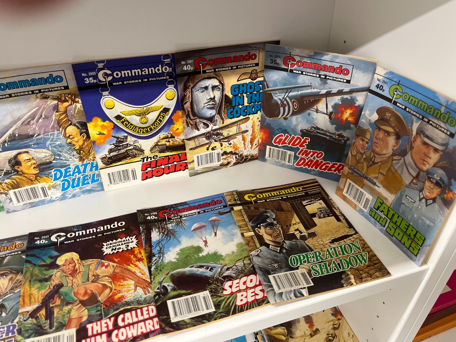 Mixed Lot 82 Commando War Comics Issues #2500-2599 Vintage UK Military Lot