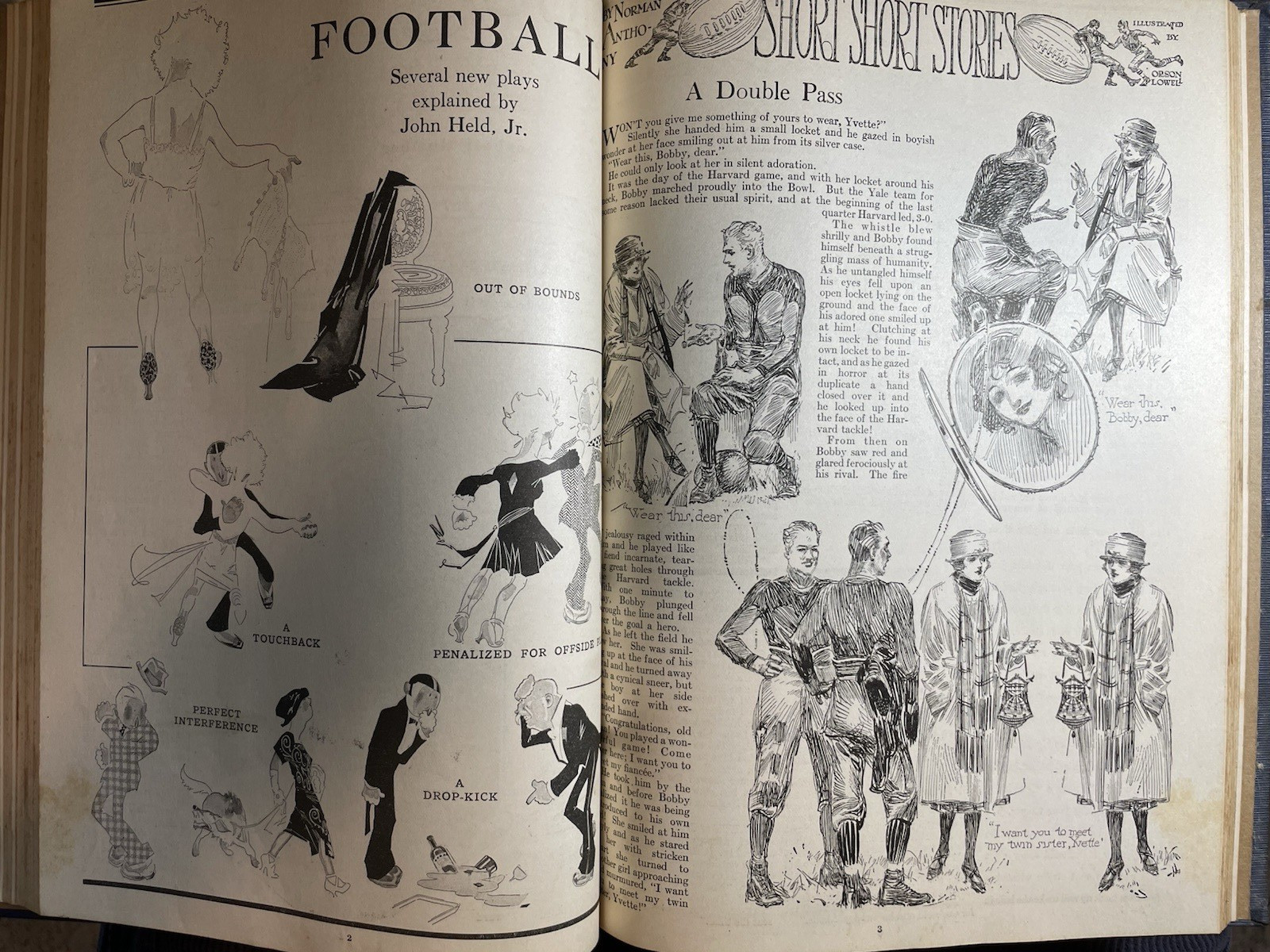 Gems From Judge Magazine 1924 Humor Satire Cartoon Flagg Flapper Golf Sports NY