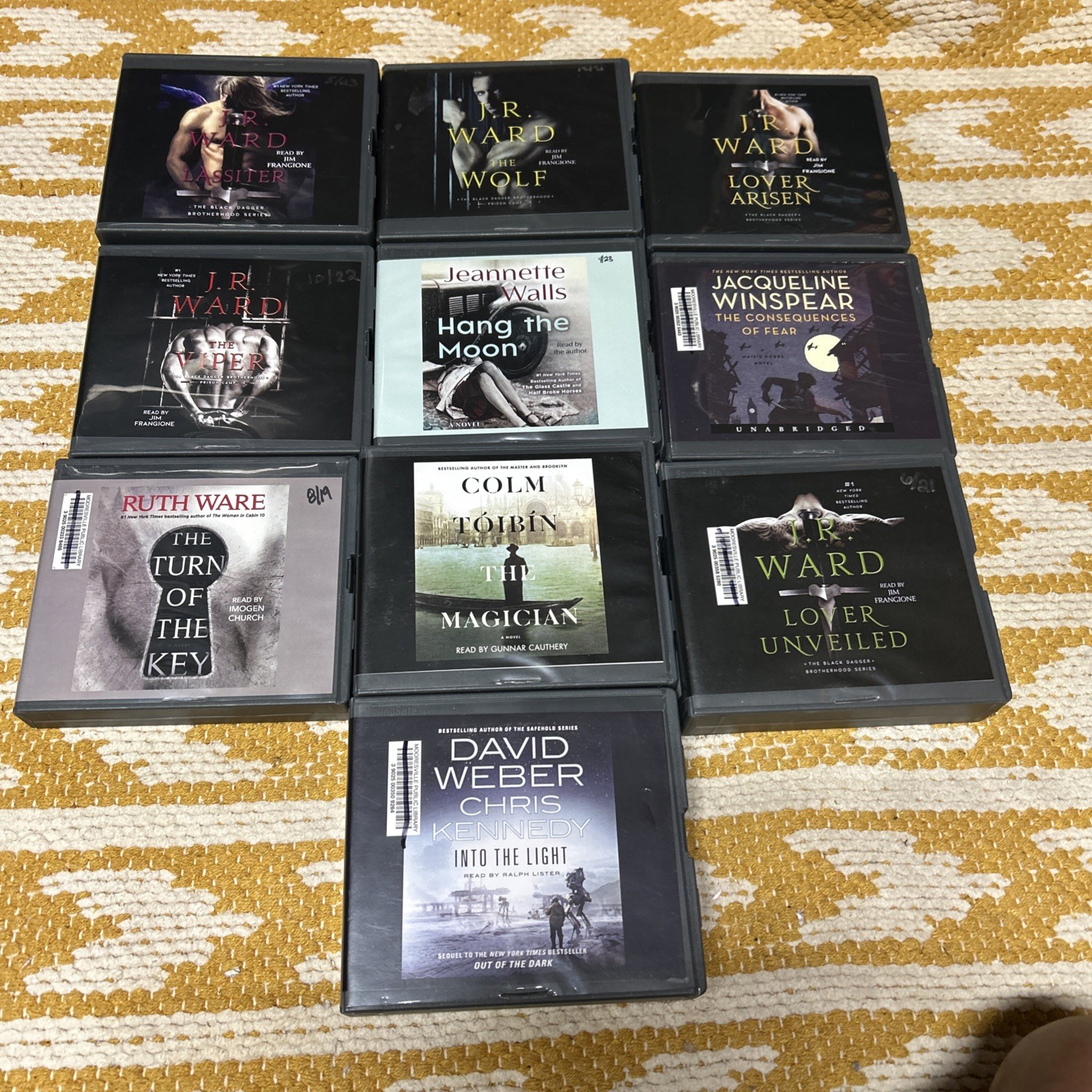 Lot of 10 Assorted Audio Books Various Titles Ex-Library Stock On CDs