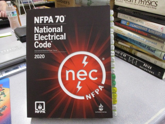 National Electrical Code 2020, (NFPA) National Fire Protection Association