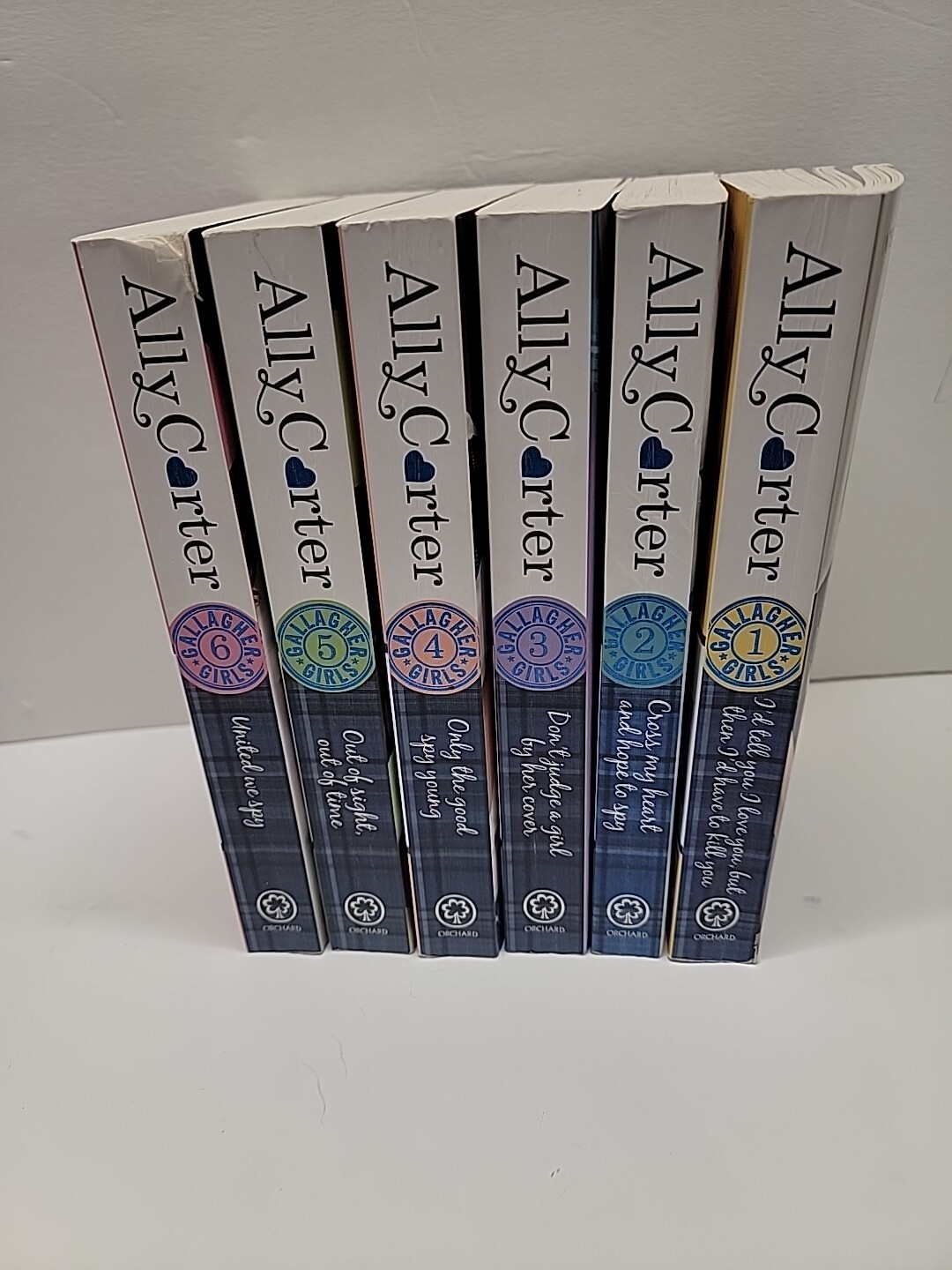 GALLAGHER GIRLS by Ally Carter Set Of 6 Books Complete 1-6 Young Adult PBs