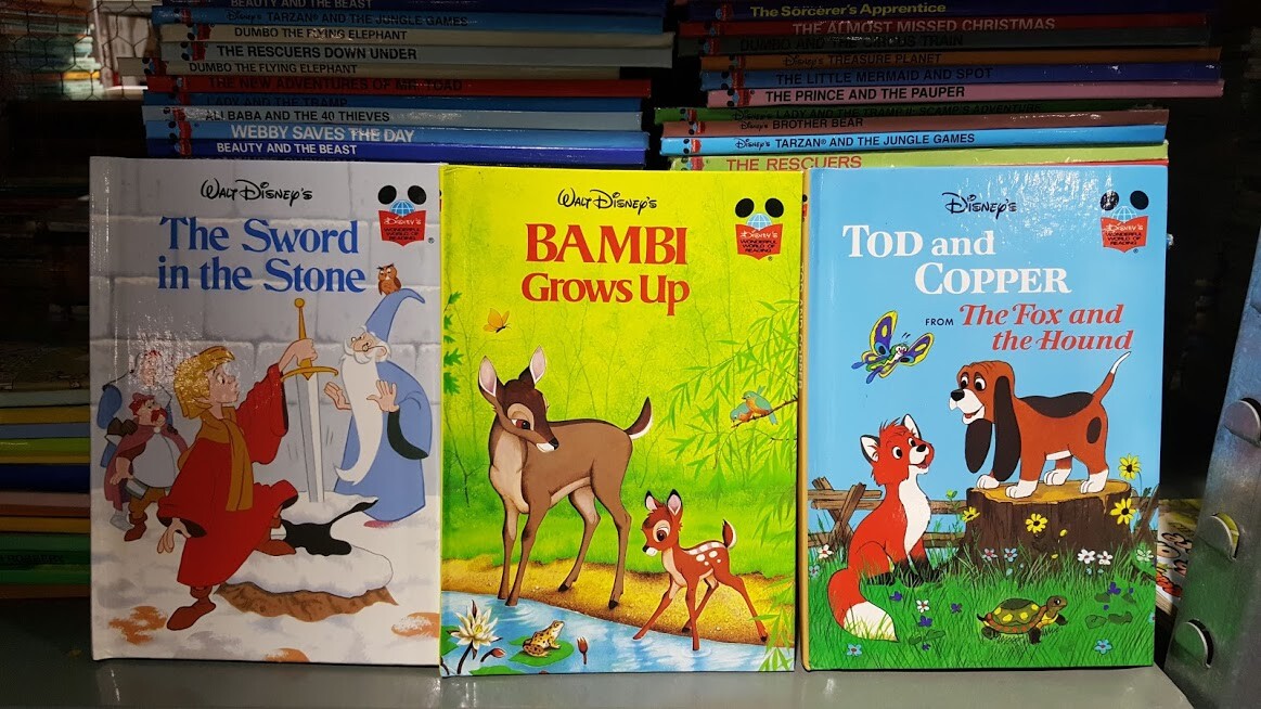 Lot of 10 Disney’s Wonderful World of Reading Hardcover Children’s Books Random