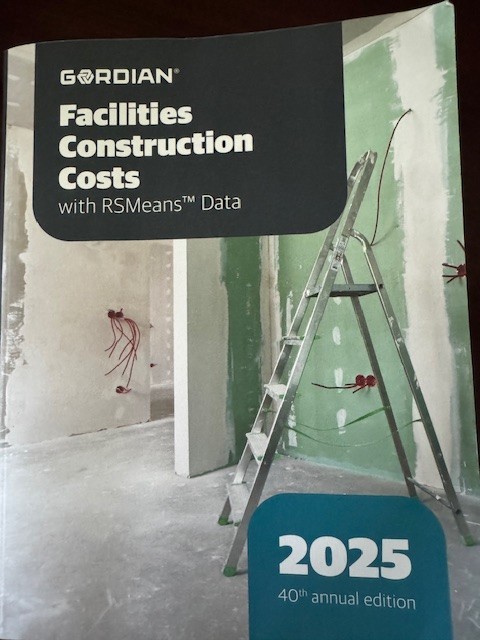 GORDIAN Facilities Construction Costs w/ RSMeans Data 2025 40th Edition NEW