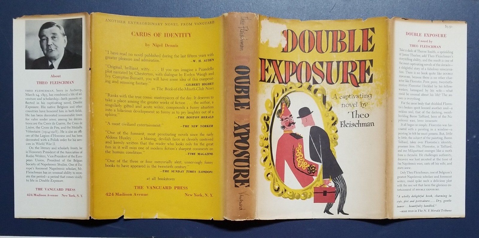 Double Exposure Theo Fleischman Florentin Tailliard 1956 Second Printing With DJ