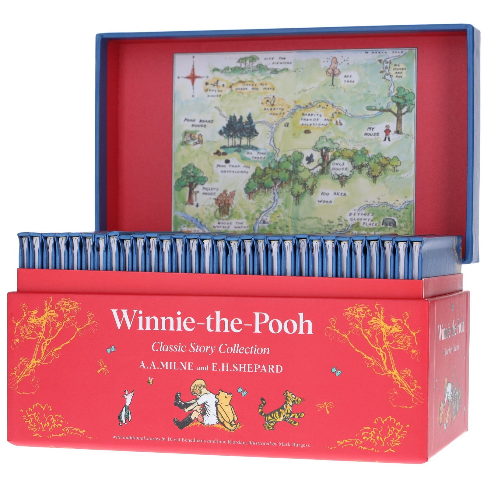 Winnie The Pooh illustrated Classic Story 30 Books Box Set – Ages 5-9 – Hardback