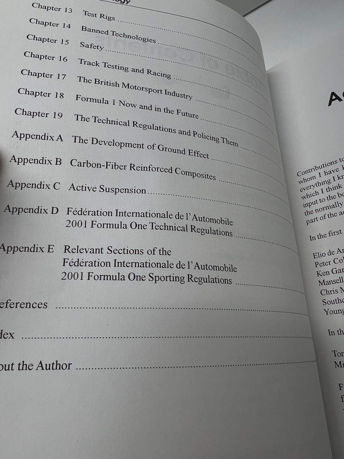 Formula 1 Technology By Peter Wright 2001 Hardcover