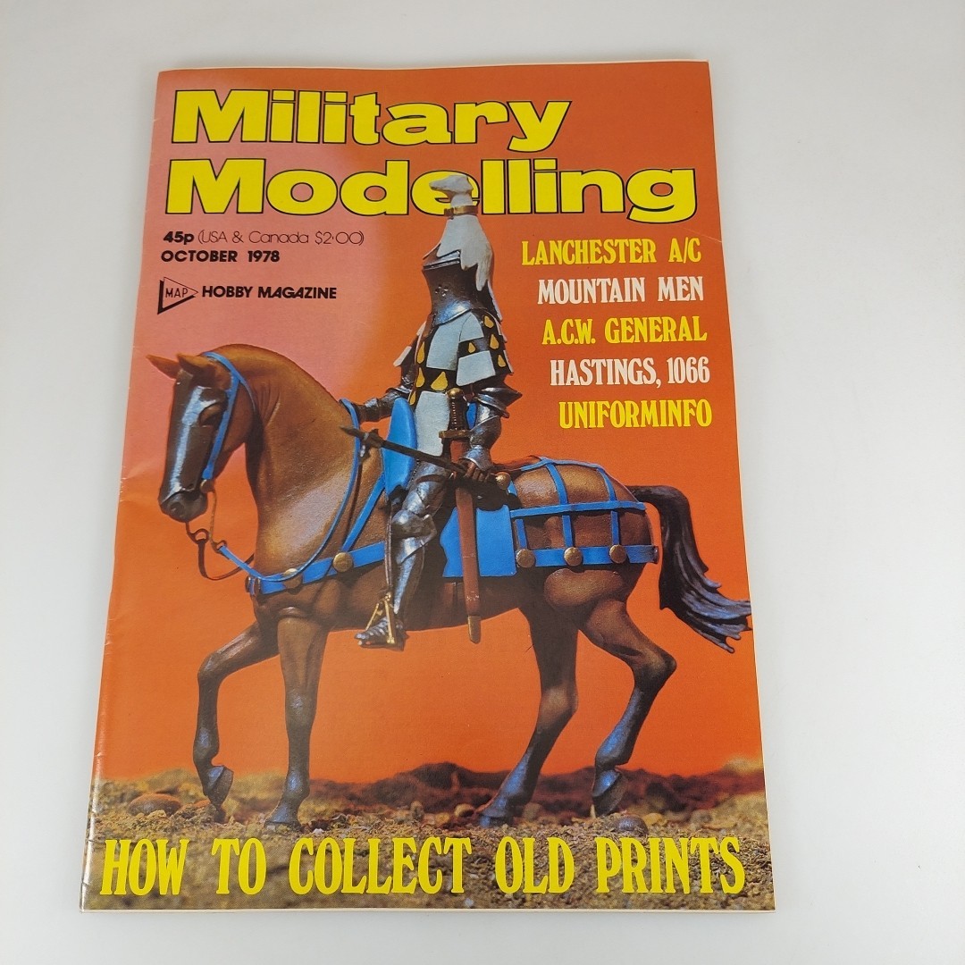 Military Modelling Magazine Oct 1978 Lanchester A/C, Hastings 1066