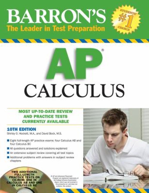 Barron’s AP Calculus with CD-ROM Paperback Shirley O., Bock, Davi