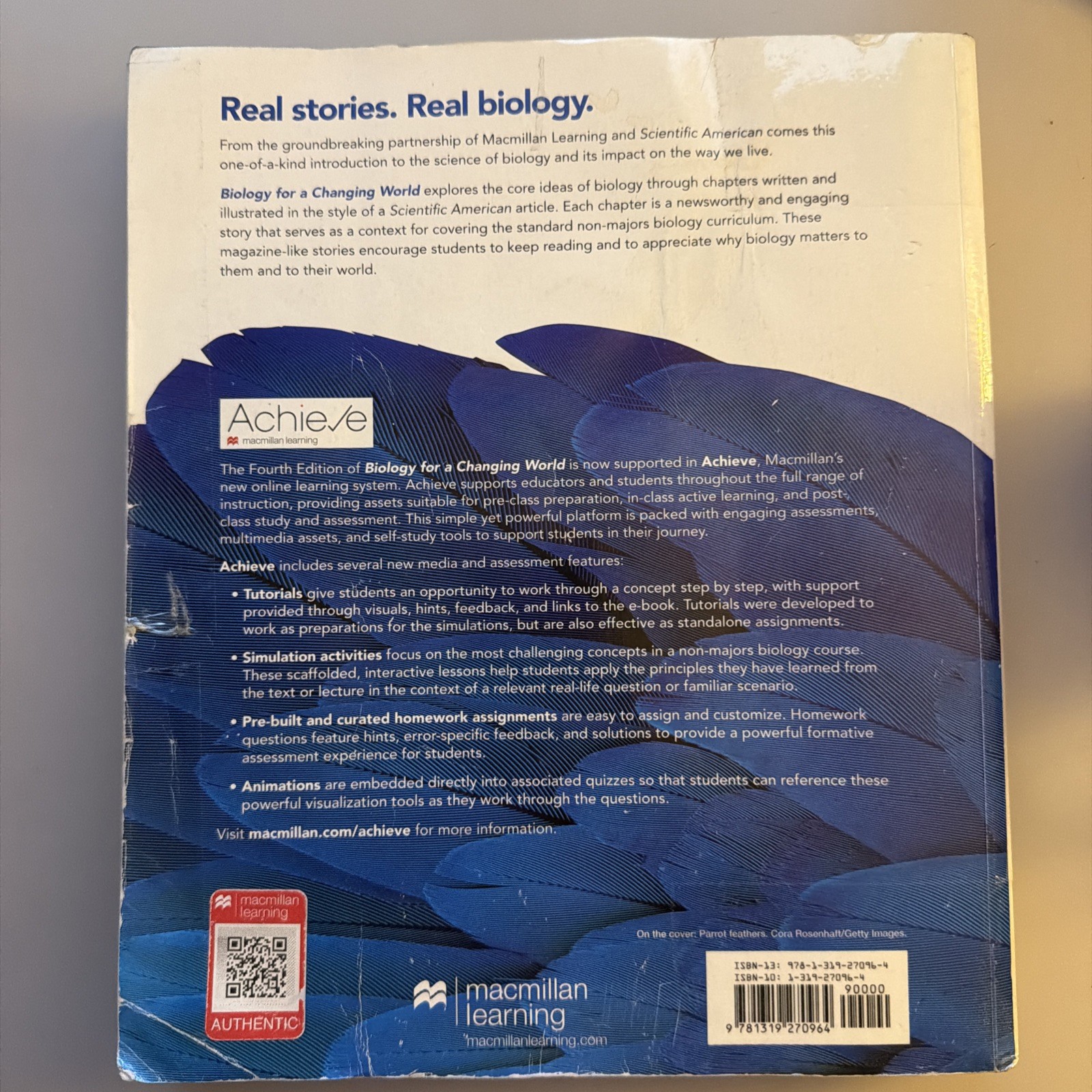 Biology for a Changing World with Physiology, 4th Edition