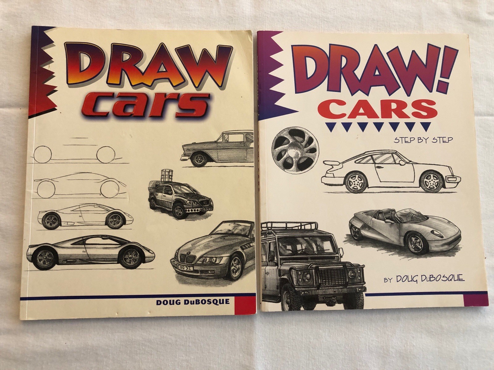 Doug DuBosque Draw Cars Book Lot of 2