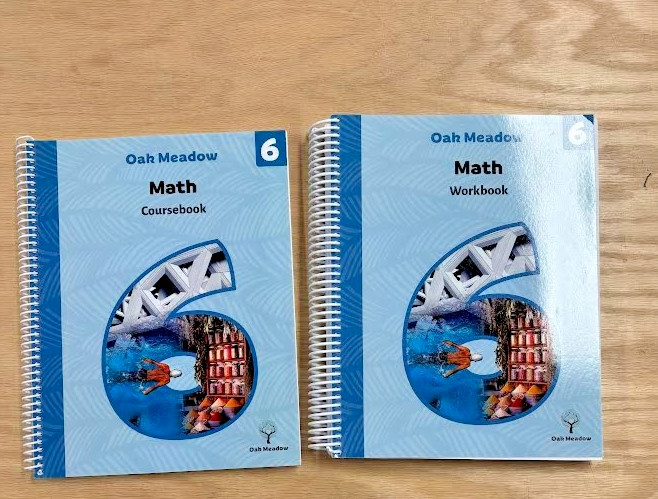 Oak Meadow Grade 6 Math Package (2024 Versions)
