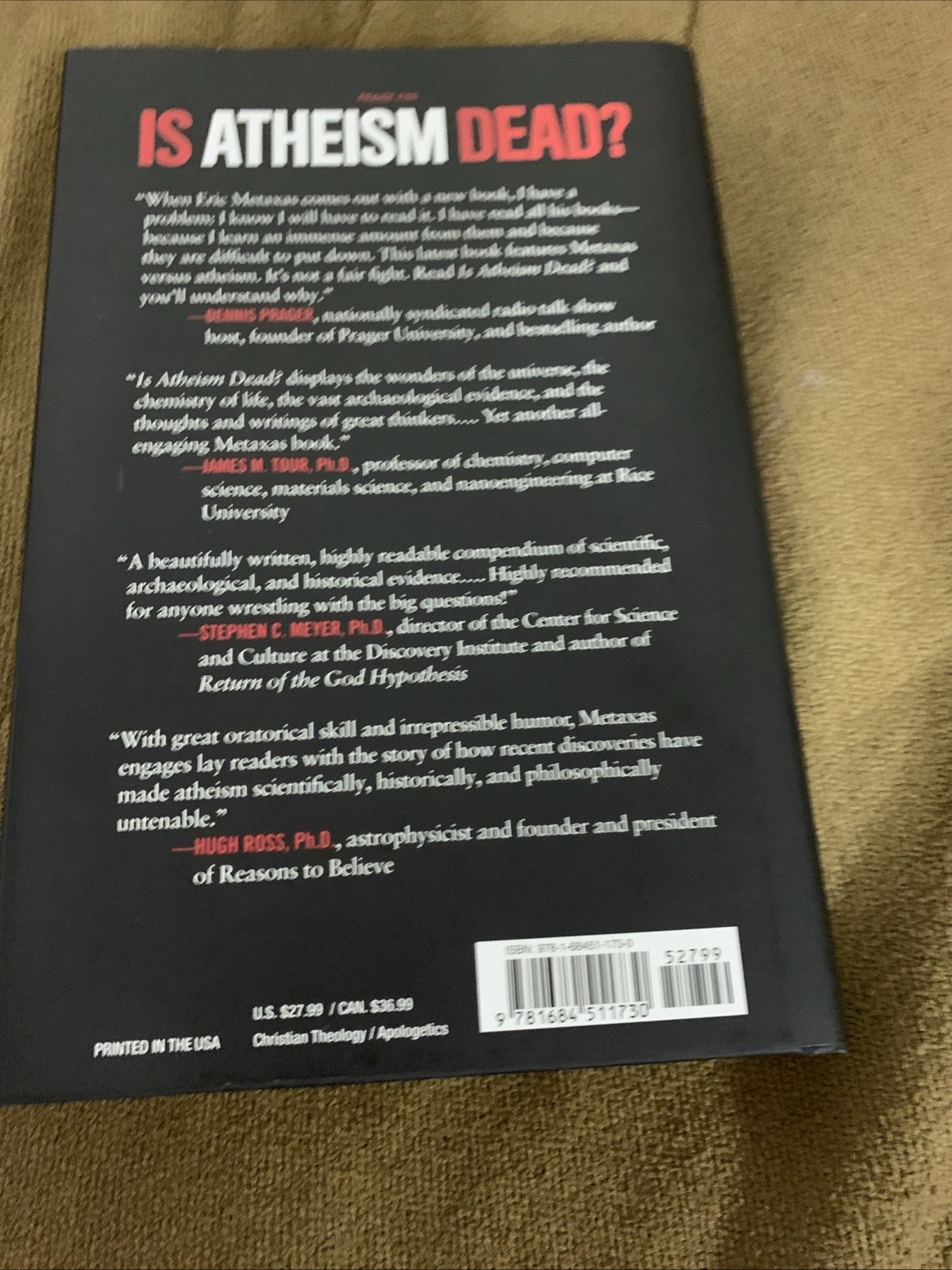 Is Atheism Dead? by Eric Metaxas (2021, Hardcover) First Edition First Printing