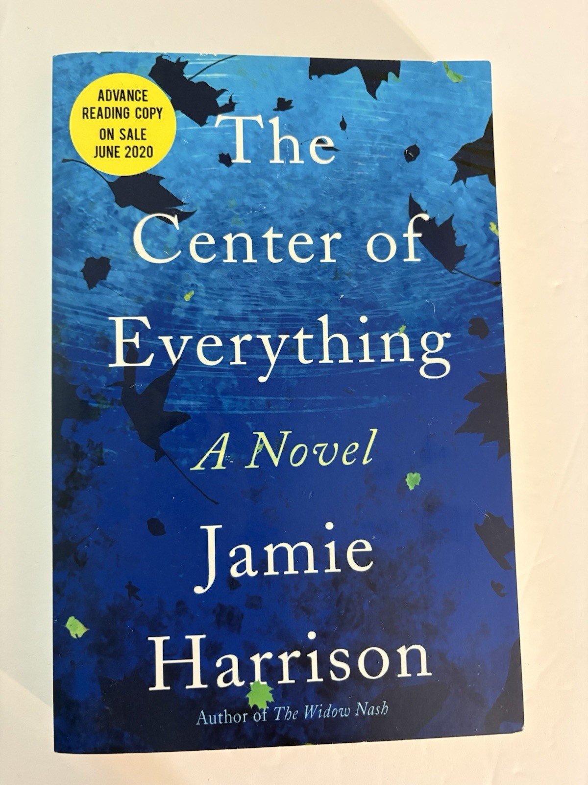 THE CENTER OF EVERYTHING by Jamie Harrison (2020 Uncorrected Proof Trade PB)