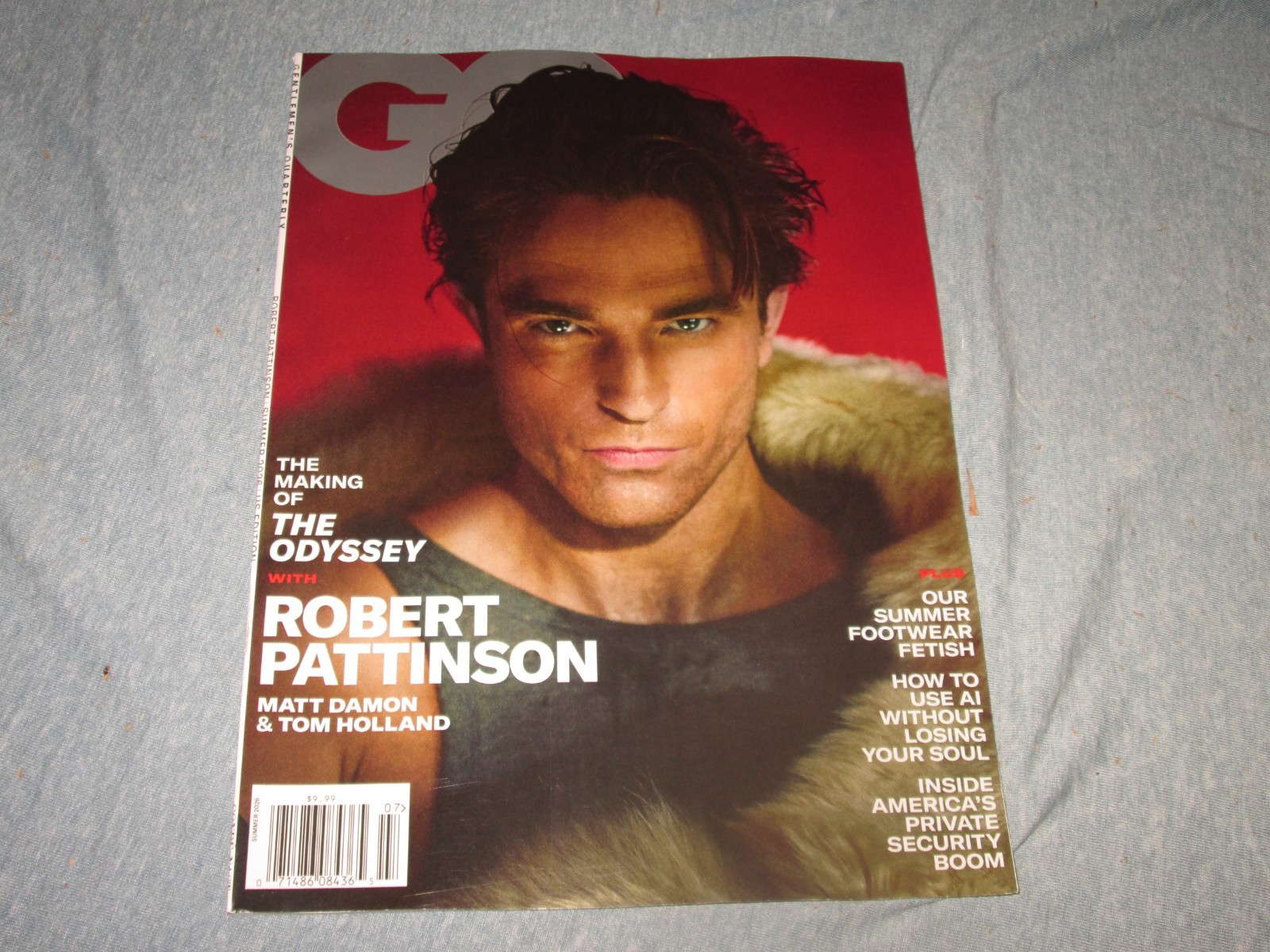 ROBERT PATTINSON – THE ODYSSEY – GQ MAGAZINE – SUMMER 2026 – NEW