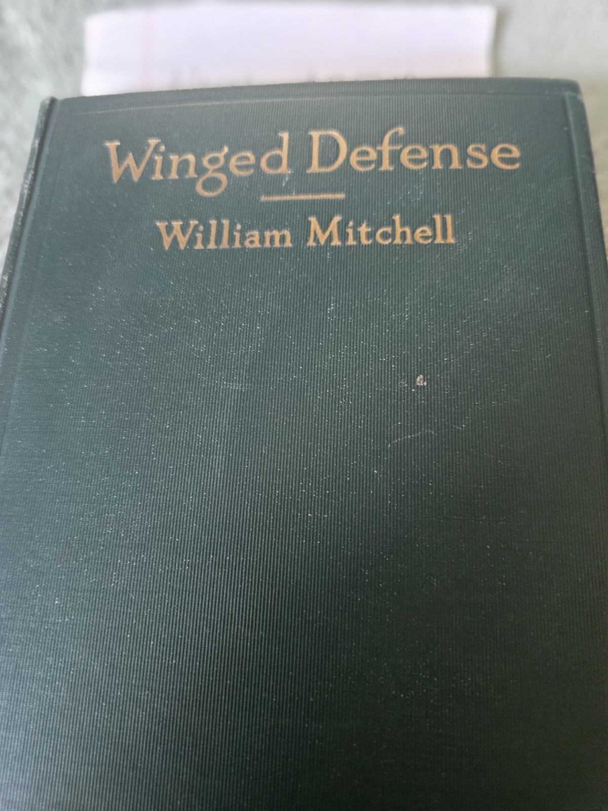 Winged Defense by William Mitchell 1925 Illustrated Book U.S. Air Force Military
