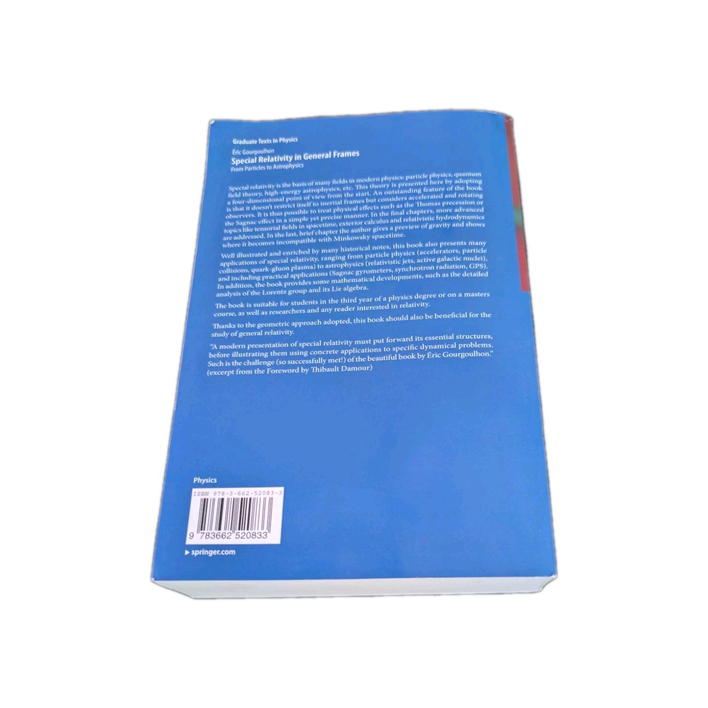 Special Relativity in General Frames: From Particles to Astrophysics (Graduate,