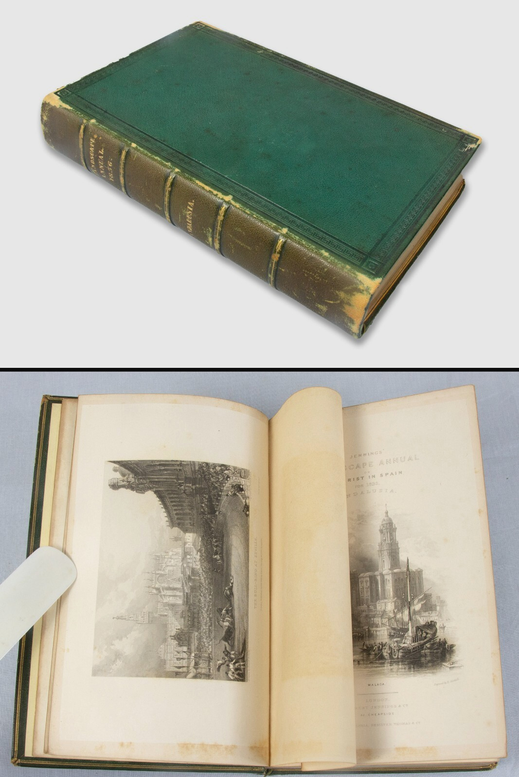 ANDALUSIA Spain 1836 – David ROBERTS engravings – LARGE PAPER copy India Proofs