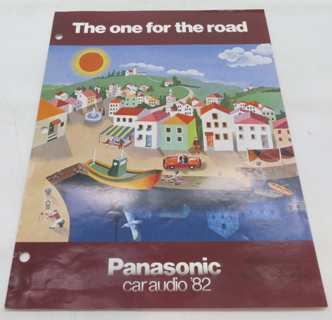 PANASONIC CAR AUDIO ’82 Vintage Auto Accessories Catalog 1982 RARE