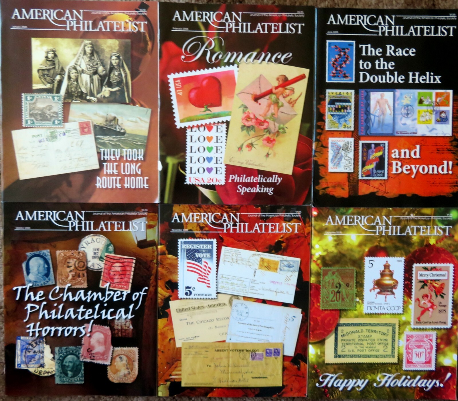 AMERICAN PHILATELIST Magazine – YEAR Lots from 2008-2025, Your Choice